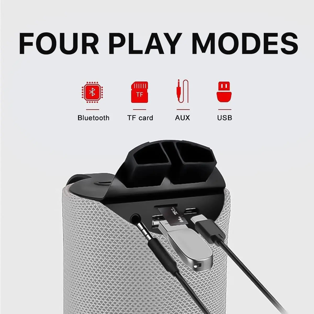 Portable Rechargeable Waterproof Bluetooth Speaker – High Sound & Splashproof Design - Chestore