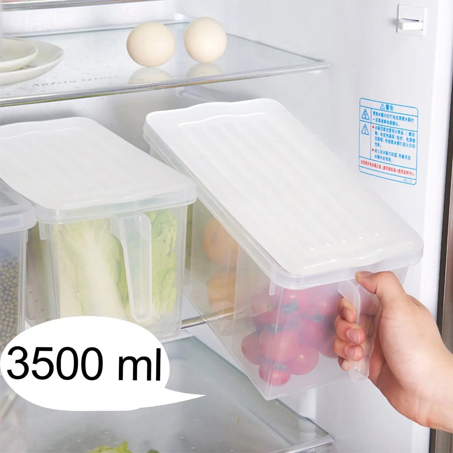 Refrigerator Organizer & Fresh - Keeping Storage Box – Kitchen Fridge Container - Chestore