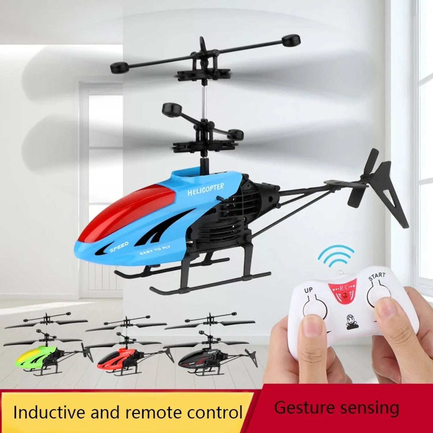 Remote Control Helicopter for Kids – USB Rechargeable RC Toy for Boys & Girls (Pack of 1) - Chestore