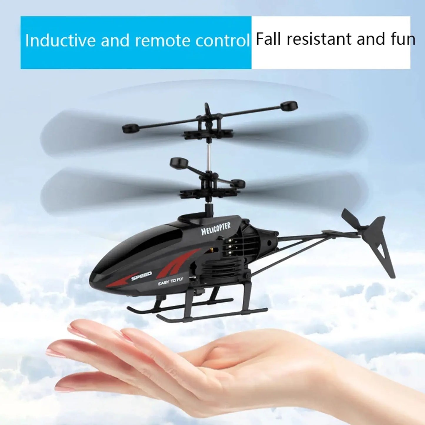 Remote Control Helicopter for Kids – USB Rechargeable RC Toy for Boys & Girls (Pack of 1) - Chestore