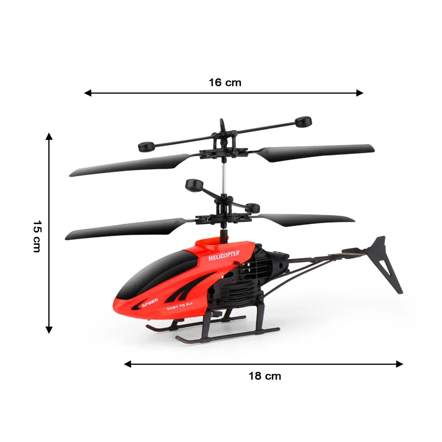 Remote Control Helicopter for Kids – USB Rechargeable RC Toy for Boys & Girls (Pack of 1) - Chestore