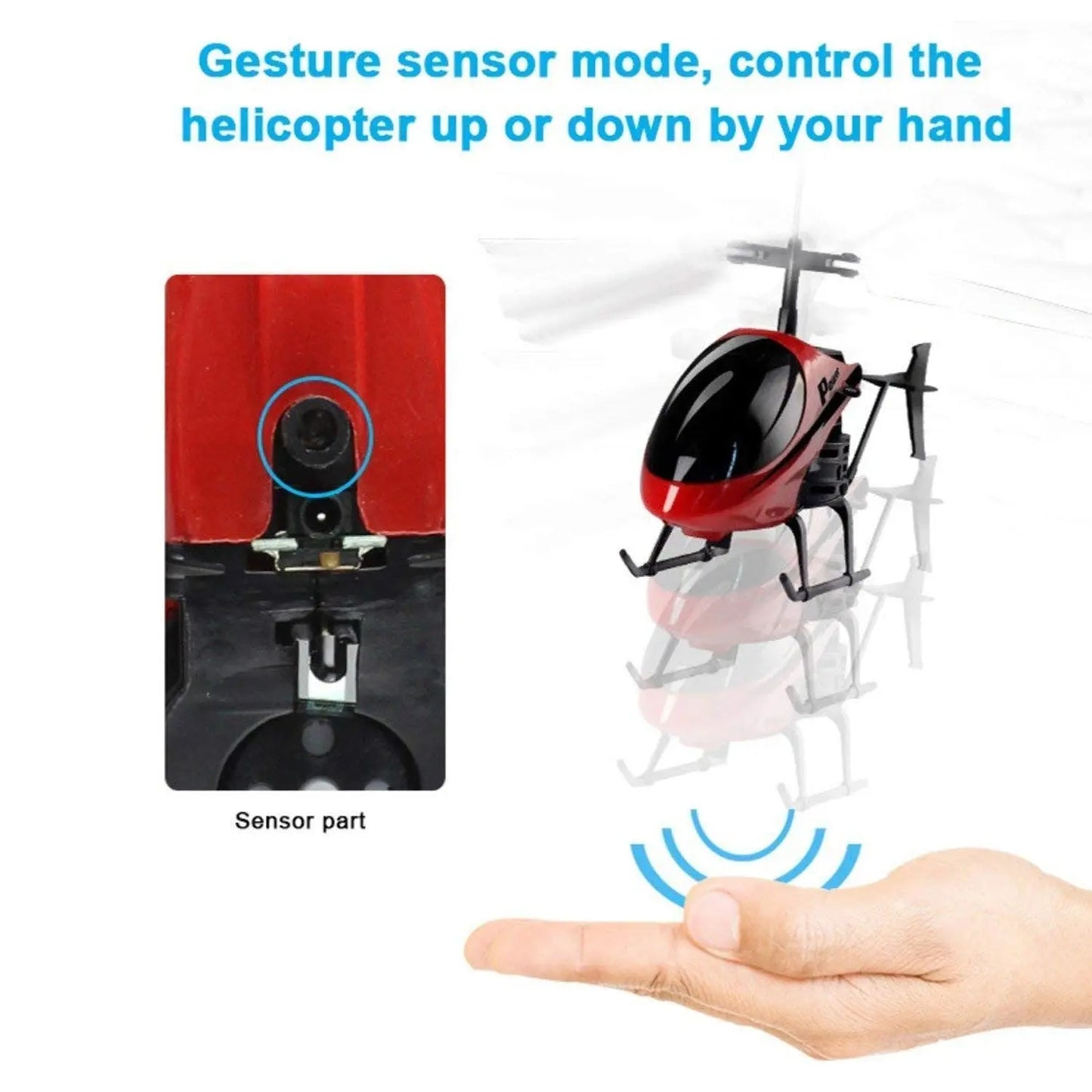 Remote Control Helicopter for Kids – USB Rechargeable RC Toy for Boys & Girls (Pack of 1) - Chestore