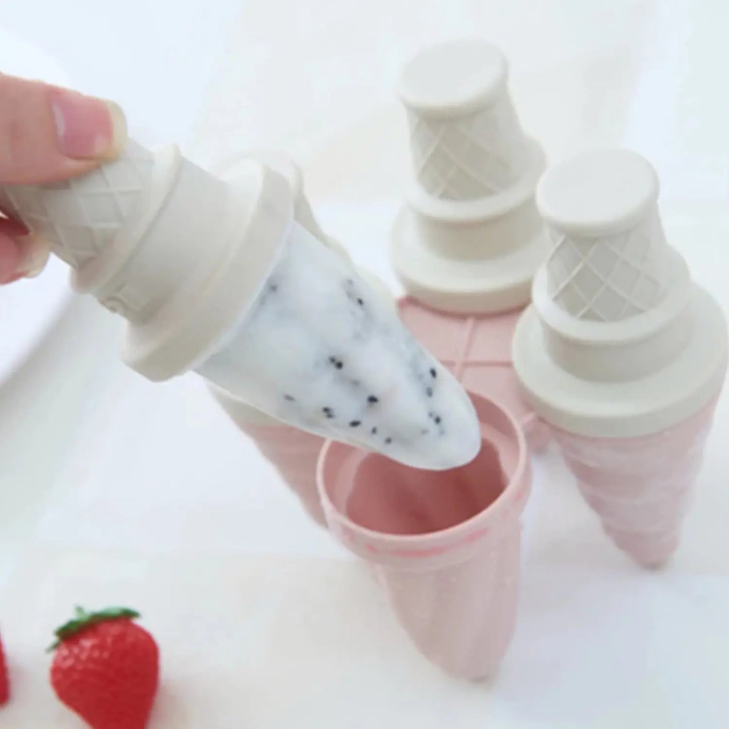 6 - Pc Ice Cream Mold – Reusable & Food - Safe - Chestore