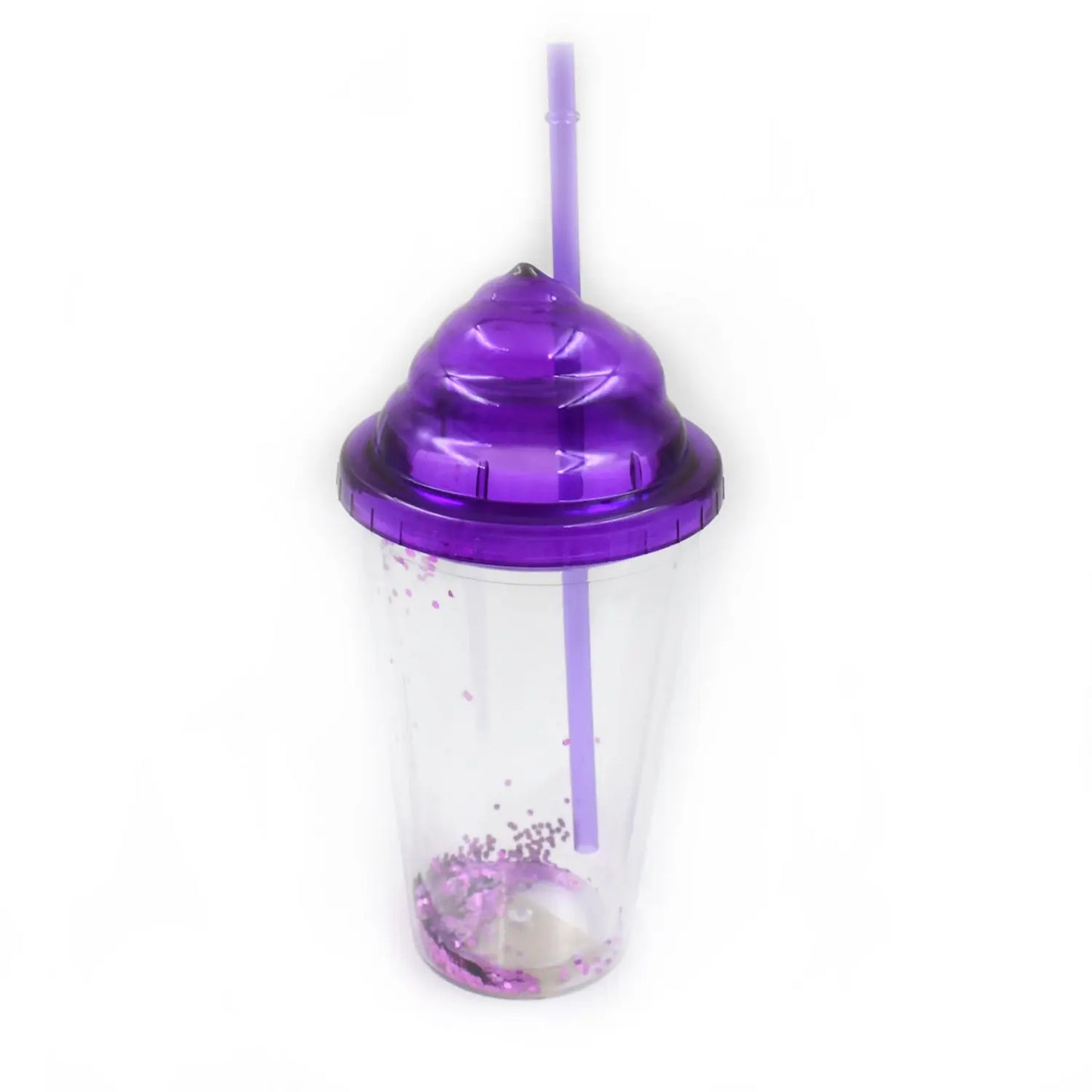 High - Quality Plastic Cold Drink Cup Tumbler with Lid & Straw – Reusable 16oz Tea & Coffee Travel Cup - Chestore