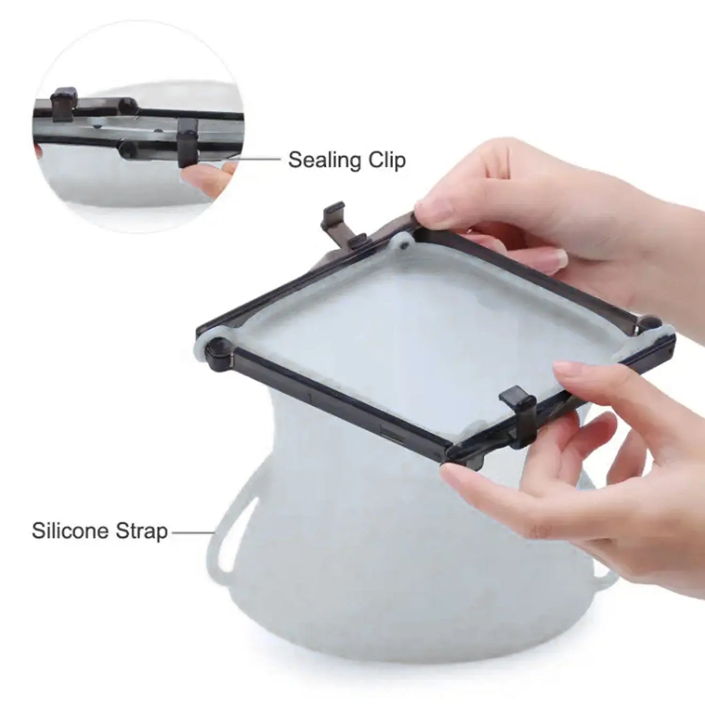 Reusable Silicone Food Storage Bag 3 Bag Set Leakproof Lock Reusable Flat Bottom Freezer Bags Sandwich Bags Silicone Food Grade Kids Snack Bags Bpa Free Microwave Dishwasher Safe - Chestore
