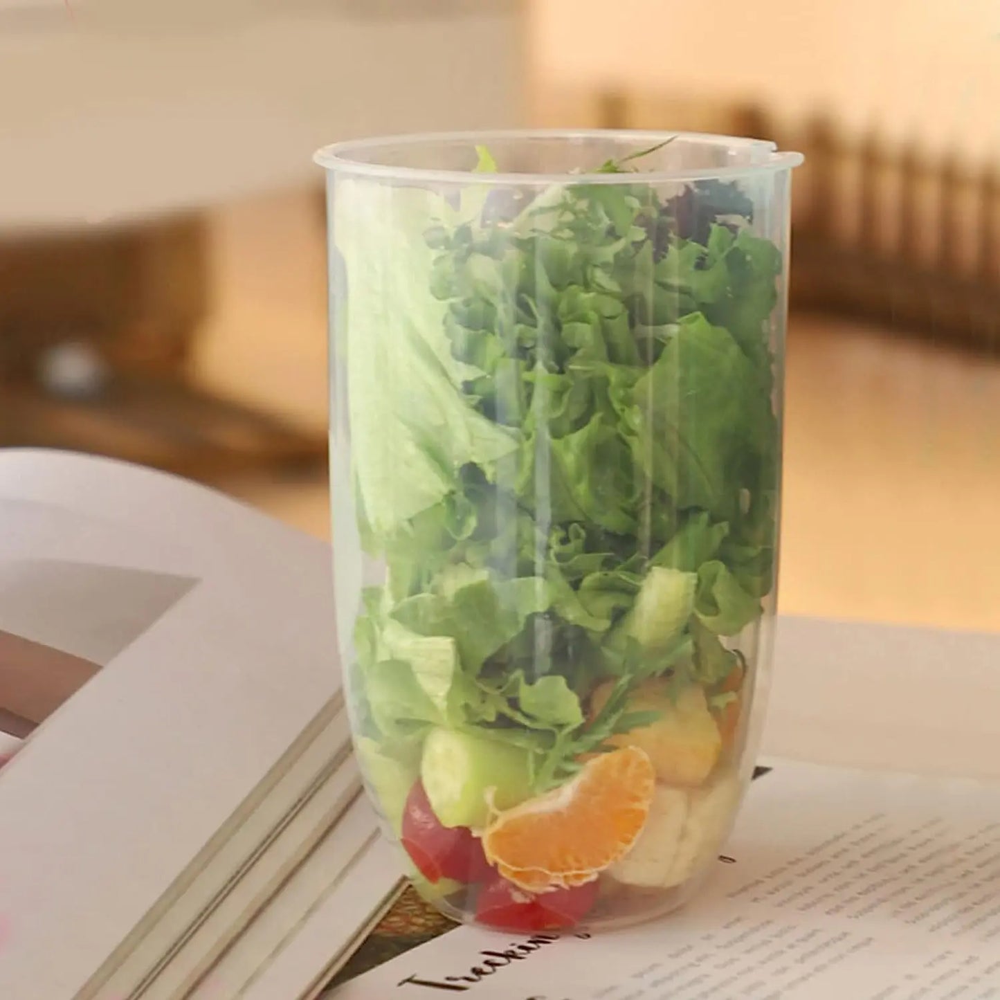 Fruit & Vegetable Salad Mixing Cup – Easy Clean, Portable & Travel - Friendly - Chestore