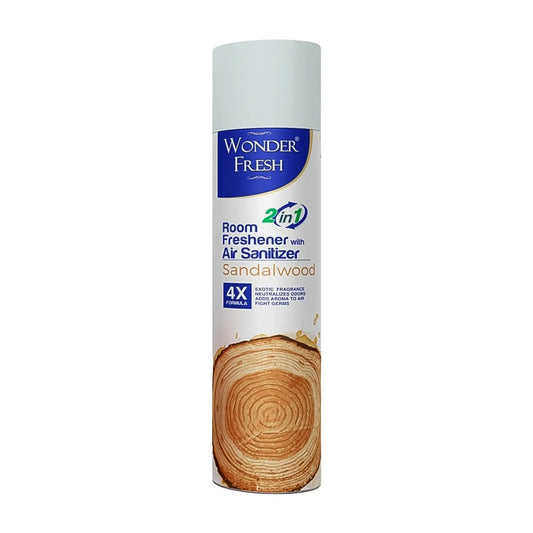 Fresh Air Freshener Spray – Long - Lasting Sandalwood Fragrance for Home & Office – 125g - Chestore