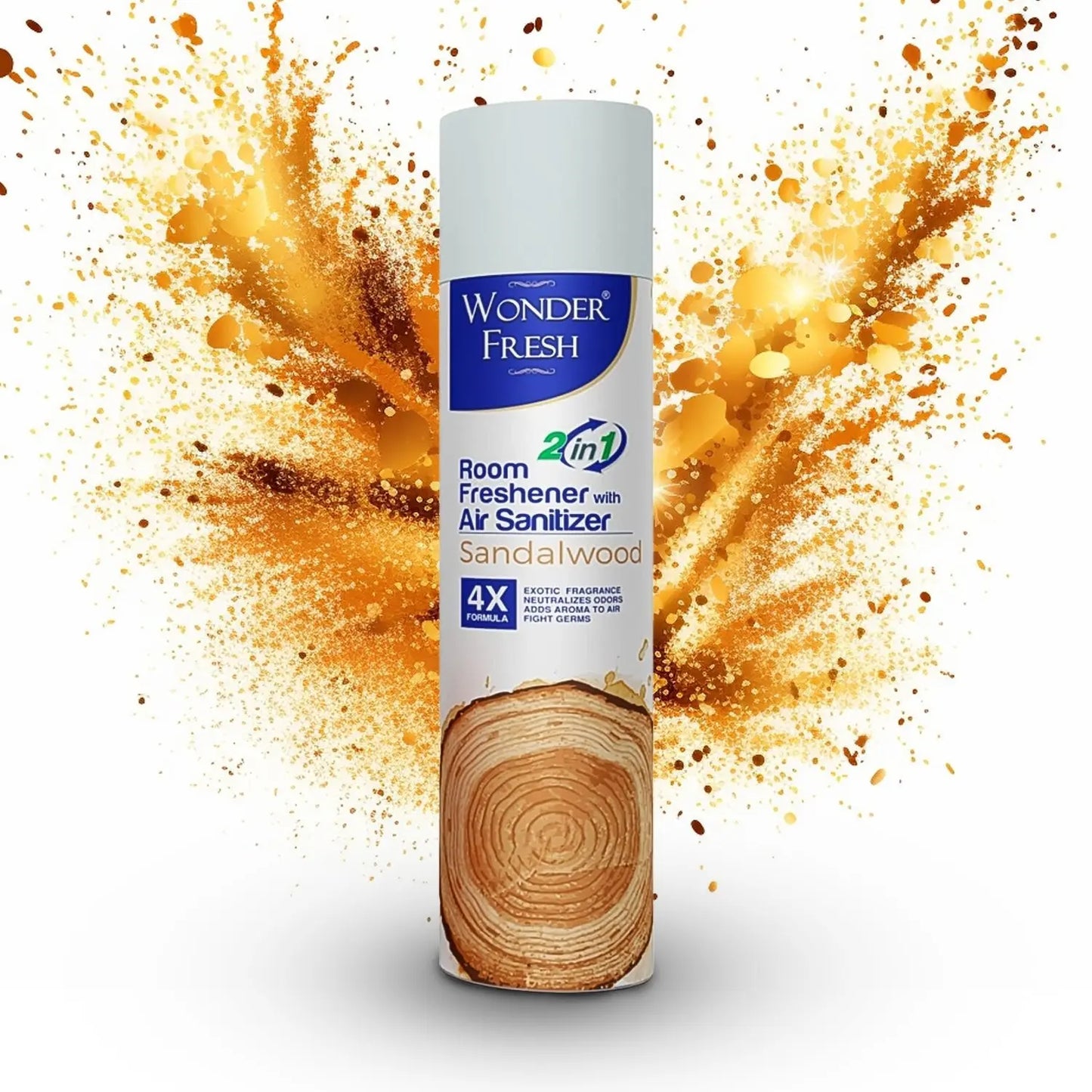 Fresh Air Freshener Spray – Long - Lasting Sandalwood Fragrance for Home & Office – 125g - Chestore