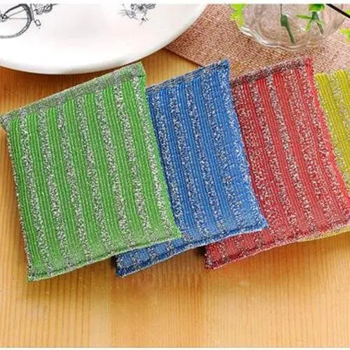 Scratch - Proof Kitchen Utensil Scrubber Pads – Pack of 12 Durable Cleaning Sponges - Chestore