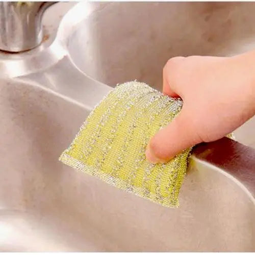 Scratch - Proof Kitchen Utensil Scrubber Pads – Pack of 12 Durable Cleaning Sponges - Chestore