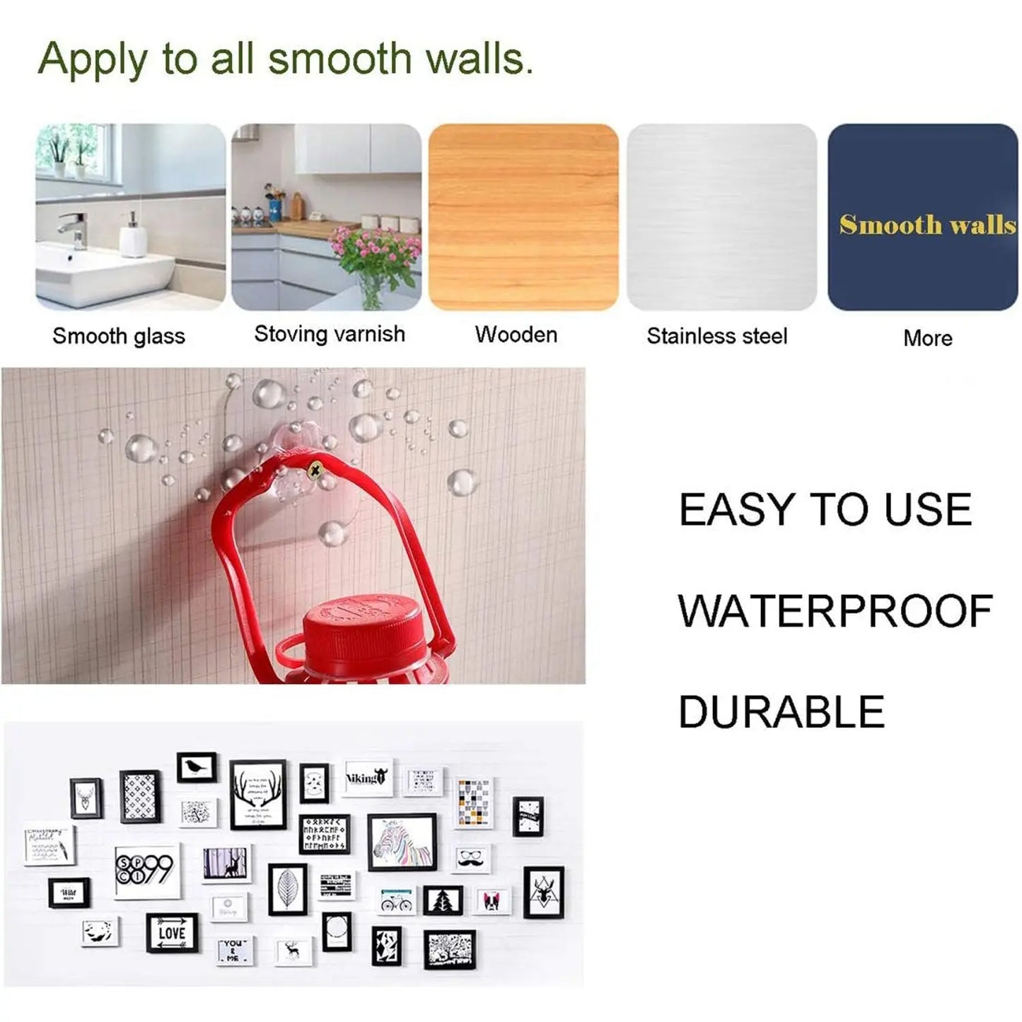🔩 Self - Adhesive Hooks – Sticker Screw, Nut & Bolt Style (4 Pcs Set) - Chestore