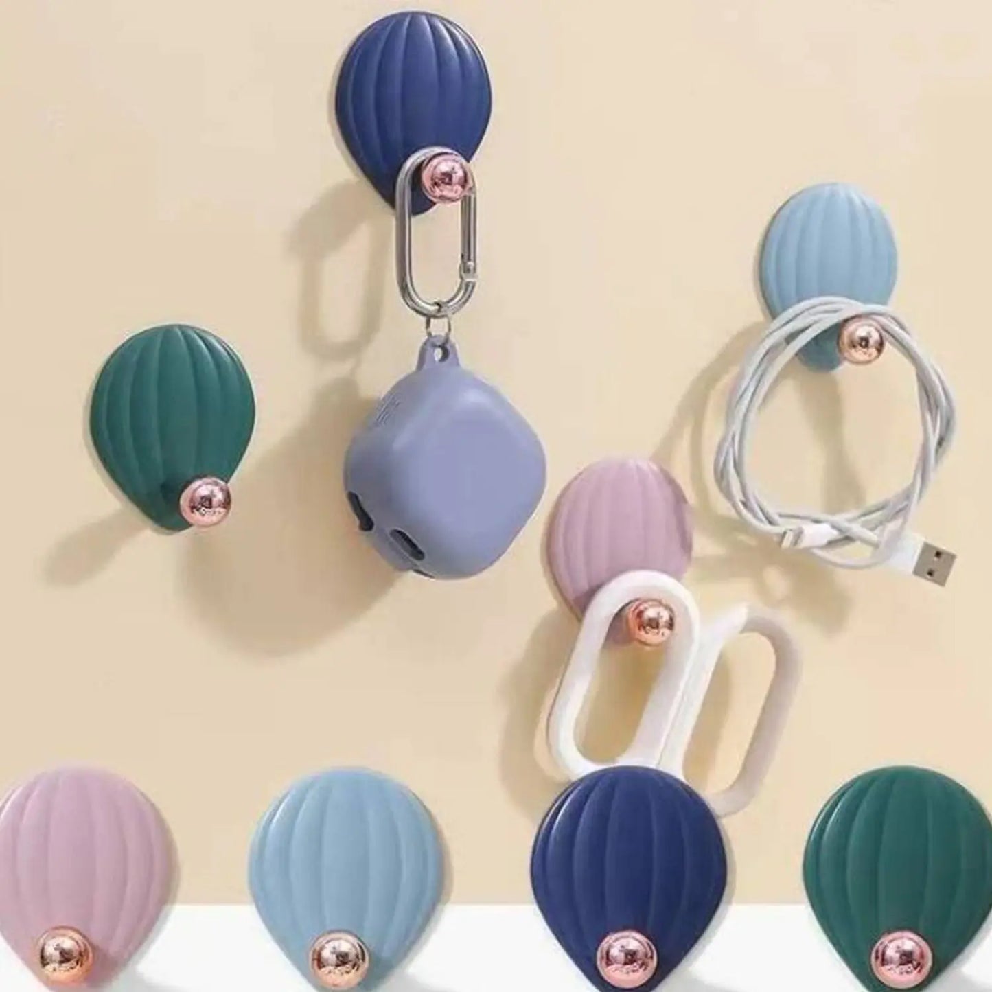 Self - Adhesive Wall Hooks – 4 - Piece Waterproof & Stylish Sticky Hooks - Chestore