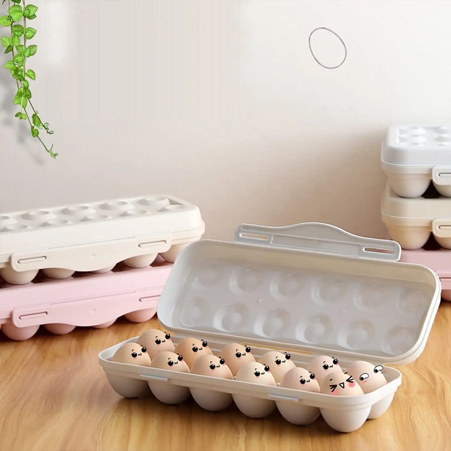 18 - Grid Shock - Proof Egg Storage Container – Airtight & Stackable - Chestore