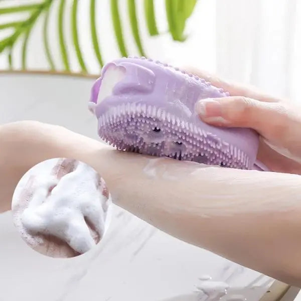 Silicone Bubble Bath Spa – Ultra - Soft Body Scrubbing Brush for Gentle Exfoliation - Chestore