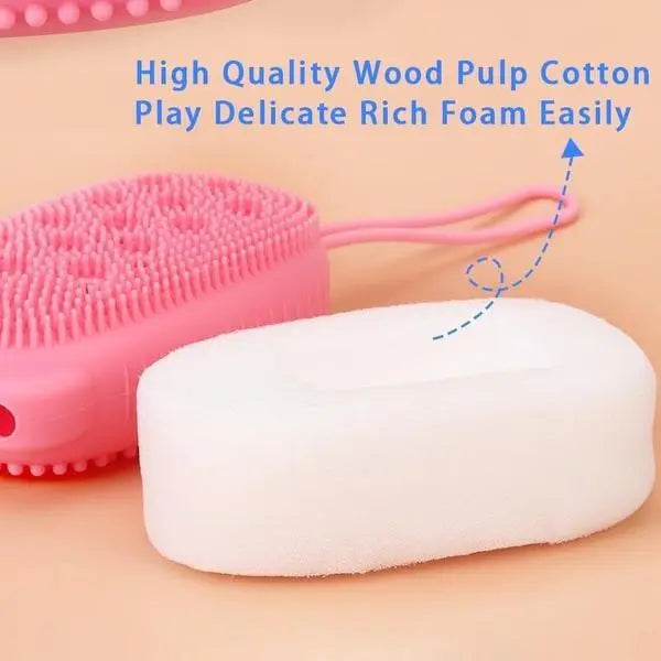 Silicone Bubble Bath Spa – Ultra - Soft Body Scrubbing Brush for Gentle Exfoliation - Chestore