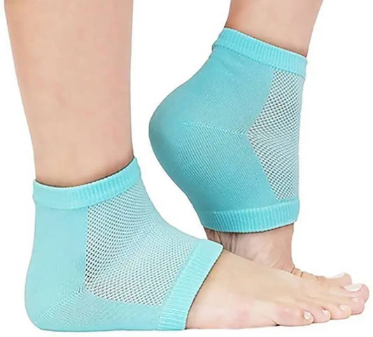 Silicone Gel Heel Socks for Heel Pain Relief | Moisturizing & Cushioned Support - Chestore