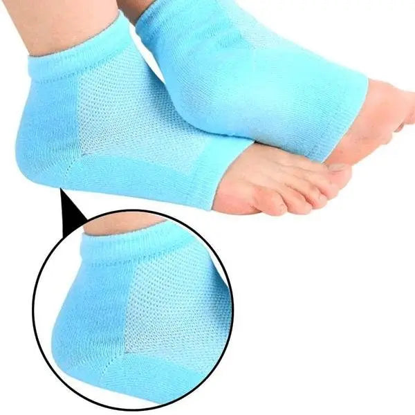 Silicone Gel Heel Socks for Heel Pain Relief | Moisturizing & Cushioned Support - Chestore