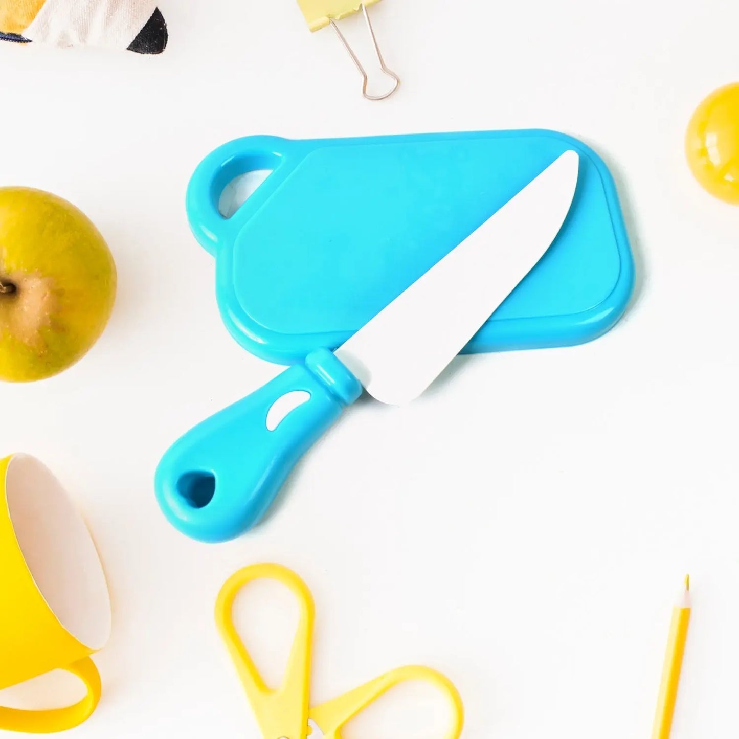 Realistic Slice - able Fruits And Vegetables Cut In 2 Part Play Toy Set - Chestore