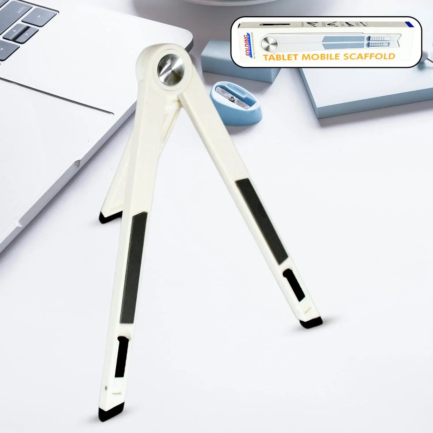 Slim Tablet Mobile Stand - Adjustable Foldable Scaffold for Tablets & Smartphones - Chestore