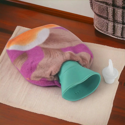 Hot Water Bottle Bag With Cover (1 Pc Mix Design Color 250 Ml Approx) - Chestore