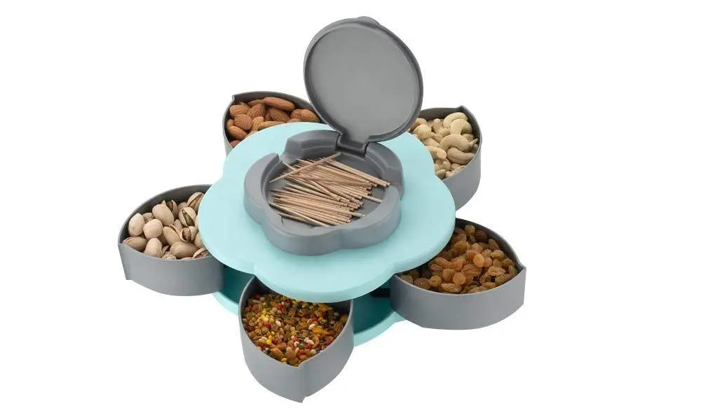 Smart Candy Box | Rotating Snack Storage Organizer for Dry Fruits & Sweets - Chestore