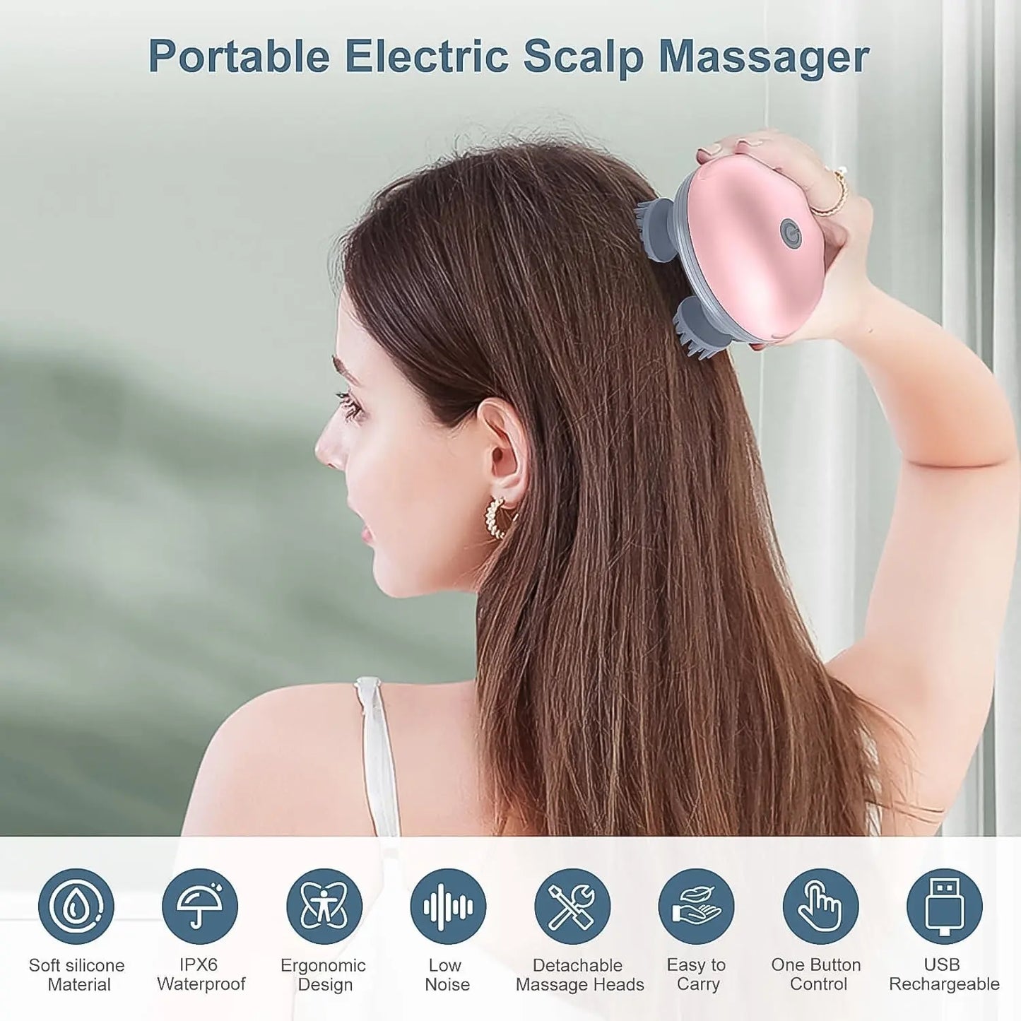 Smart Electric Scalp Massager (1 Pc) - Chestore