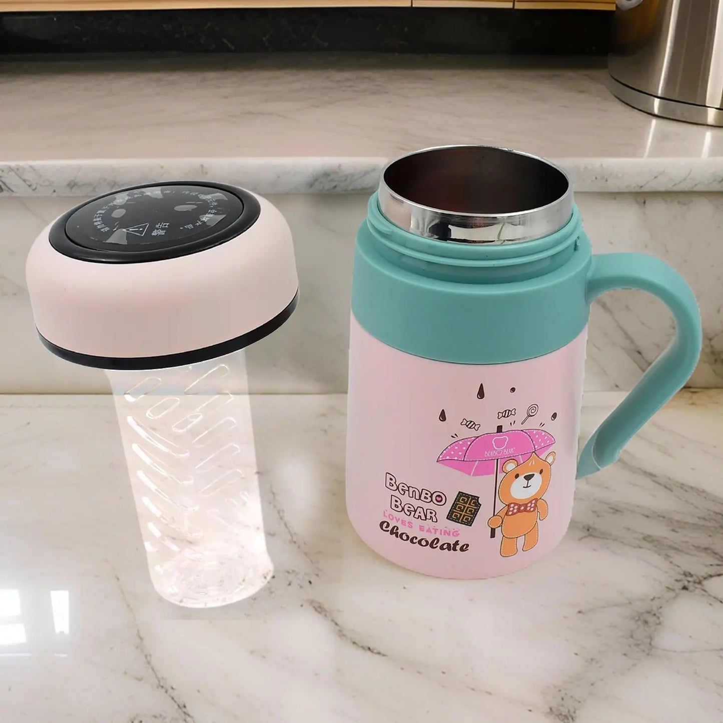 Smart Vacuum Insulated Water Bottle with LED Temperature Display – 600 ml, Gift Box – Temperature Display, Leak - Proof, Stylish - Chestore