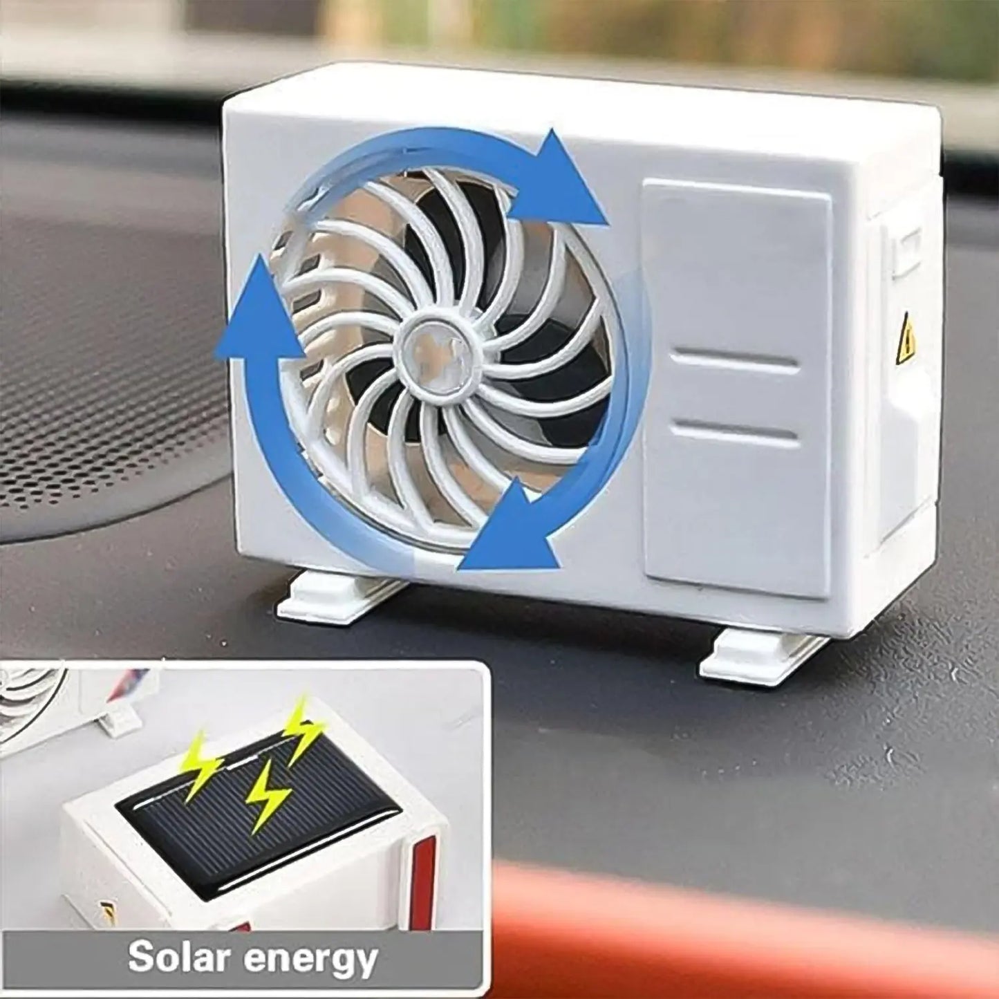Solar Powered Car Air Freshener – AC Design Perfume Diffuser for Dashboard & AC Vent 🌞🚗🌬️ - Chestore
