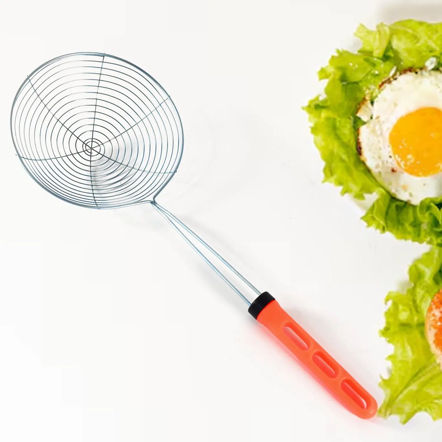 Stainless Steel Deep Fry Strainer – Durable, Heat - Resistant & Oil Draining 🍟🔥 - Chestore