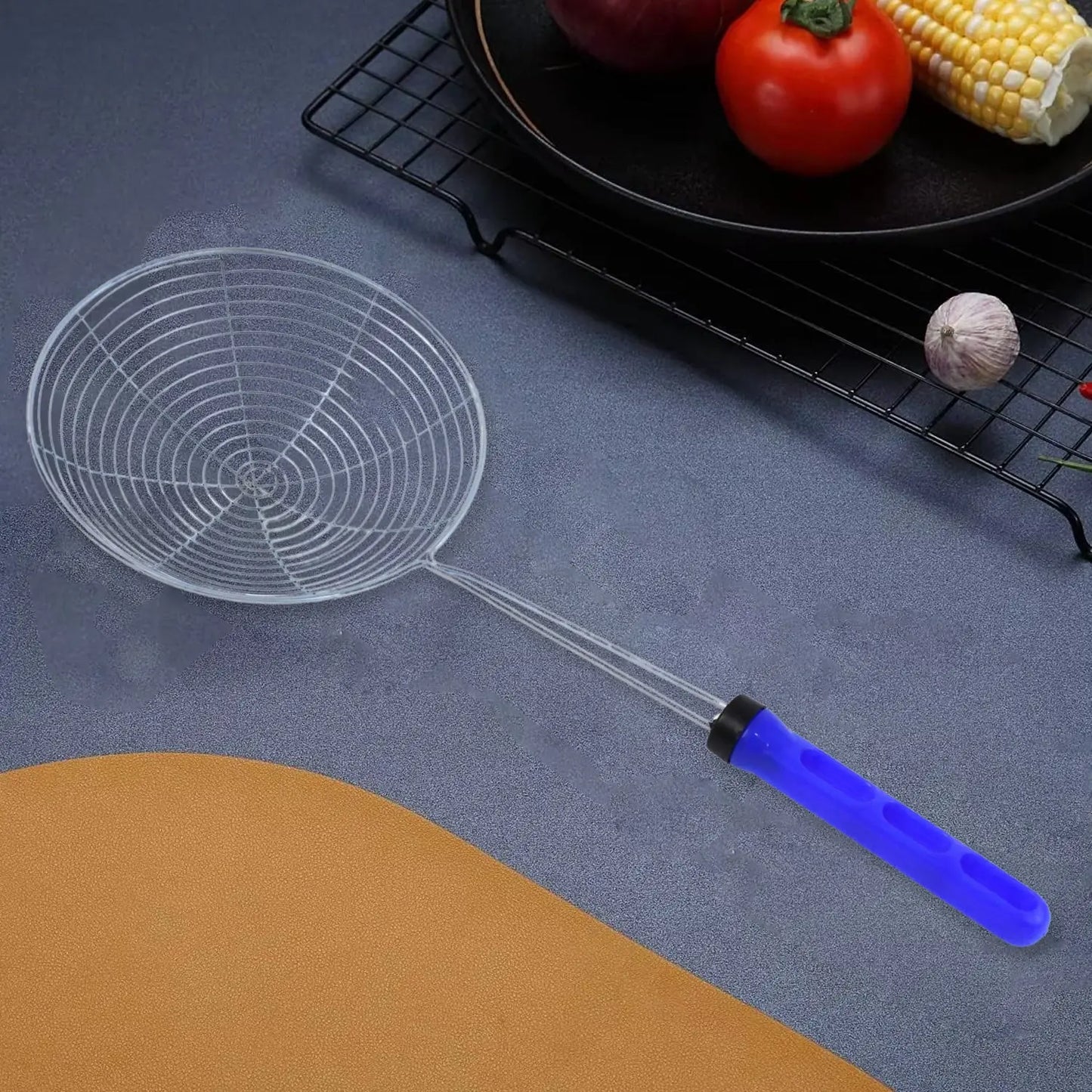 Stainless Steel Deep Fry Strainer – Large, Durable & Heat - Resistant 🍟🔥 - Chestore