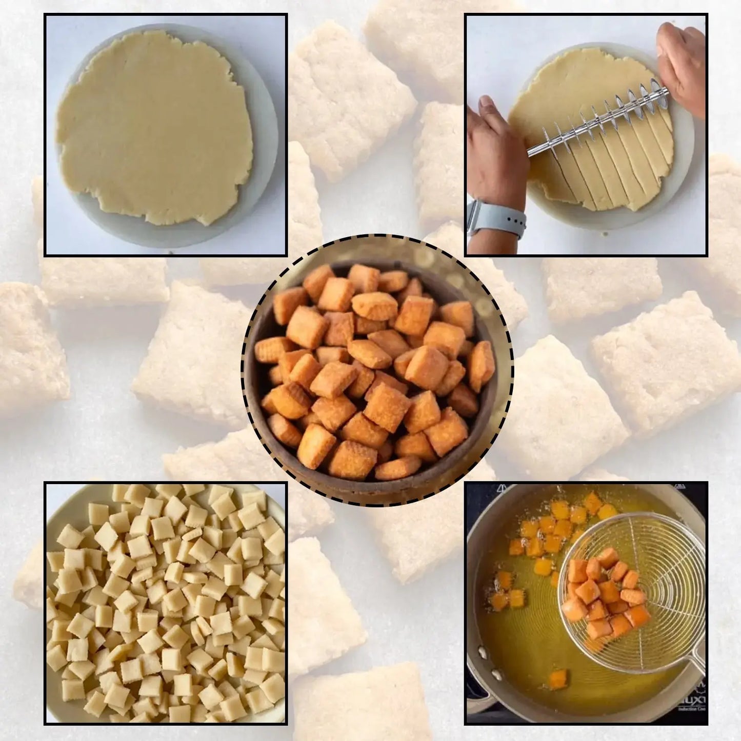 Stainless Steel Dough Cutter Tool – Kitchen Baking Scraper - Chestore