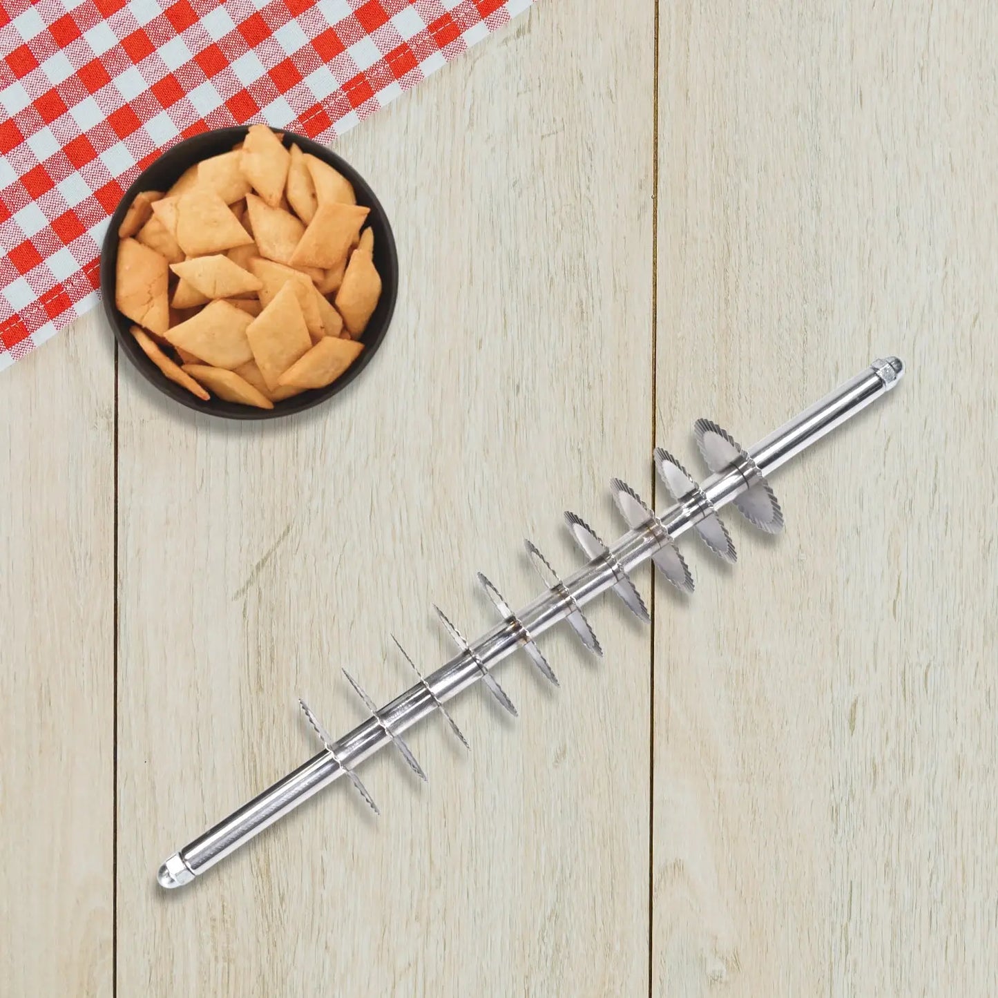 Stainless Steel Dough Cutter Tool – Kitchen Baking Scraper - Chestore