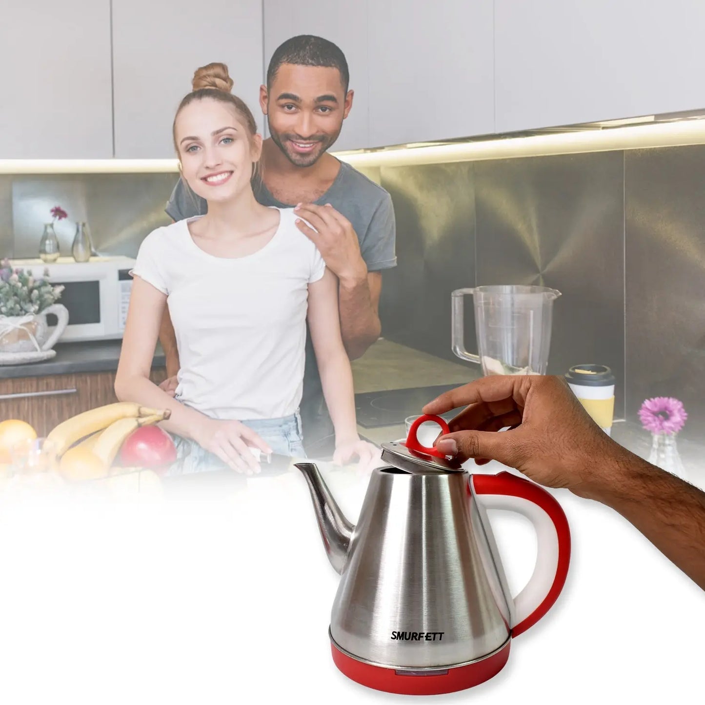 🔌 Stainless Steel Large Capacity Electric Kettle – 1.5 Ltr, 1500W - Chestore
