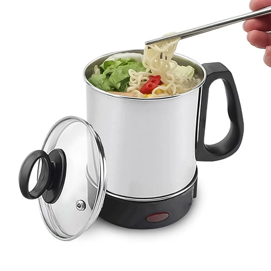 🍲 Stainless Steel Electric Soup Pot with Lid – Multi - Cooker Kettle (800W, 2.5L) - Chestore