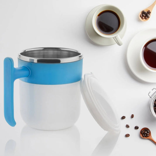 ☕ Stainless Steel Insulated Coffee/Tea Mug with Lid – 1 Pc - Chestore