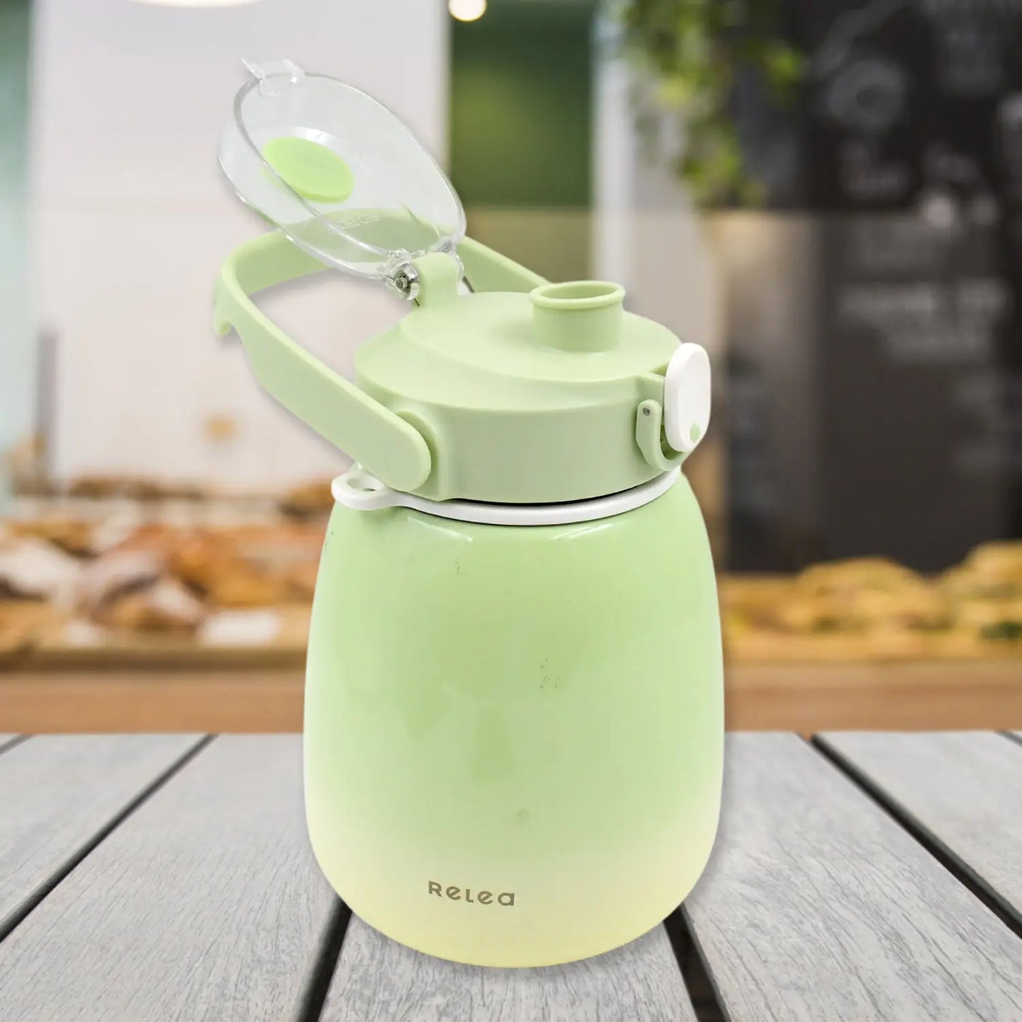 Stainless Steel Vacuum Insulated Mug Bottle with Handle – 1200 ML, Double - Walled Travel Cup - Chestore