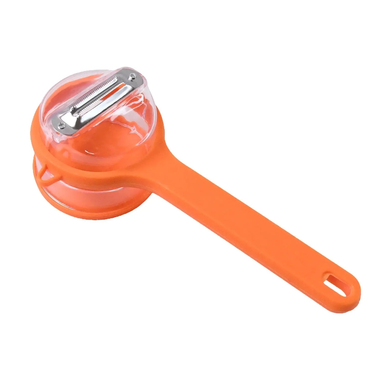 Stainless Steel Peeler with Container – Mess - Free Vegetable & Fruit Peeling - Chestore