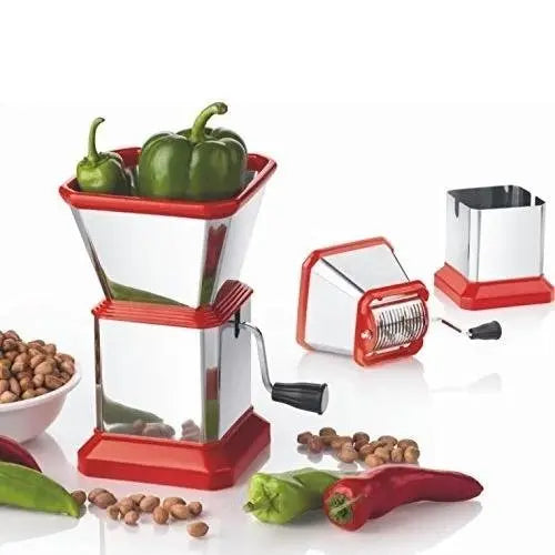 Stainless Steel Vegetable & Chilly Cutter Chopper – Fast & Efficient Cutting Tool - Chestore
