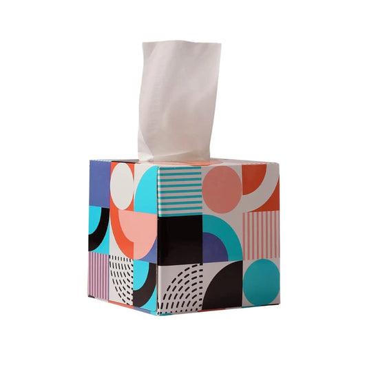 Tissues Cube Box Stylish And Practical Tissue Holder For Home Office (50 Pcs Set Approx) - Chestore