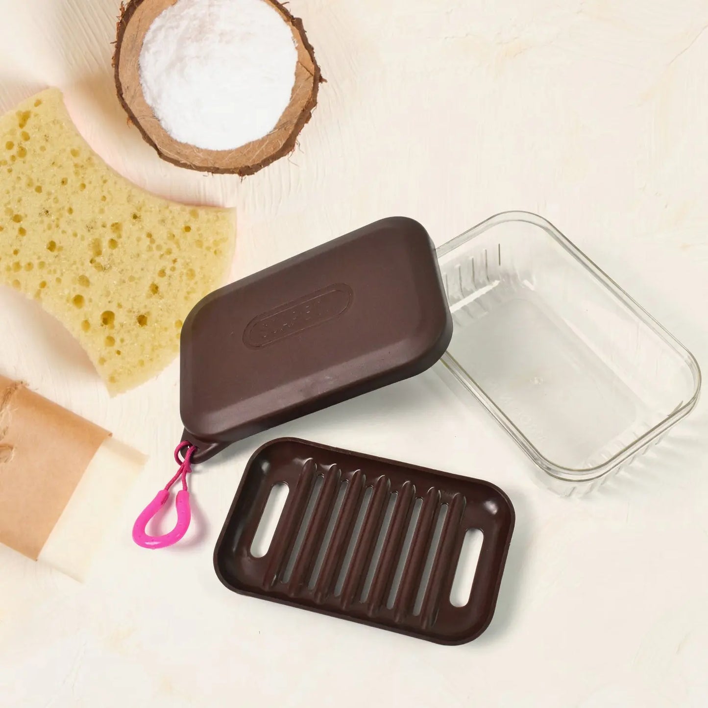 🧼 Bathroom Travel Plastic Soap Box with Lid – 1 Pc - Chestore