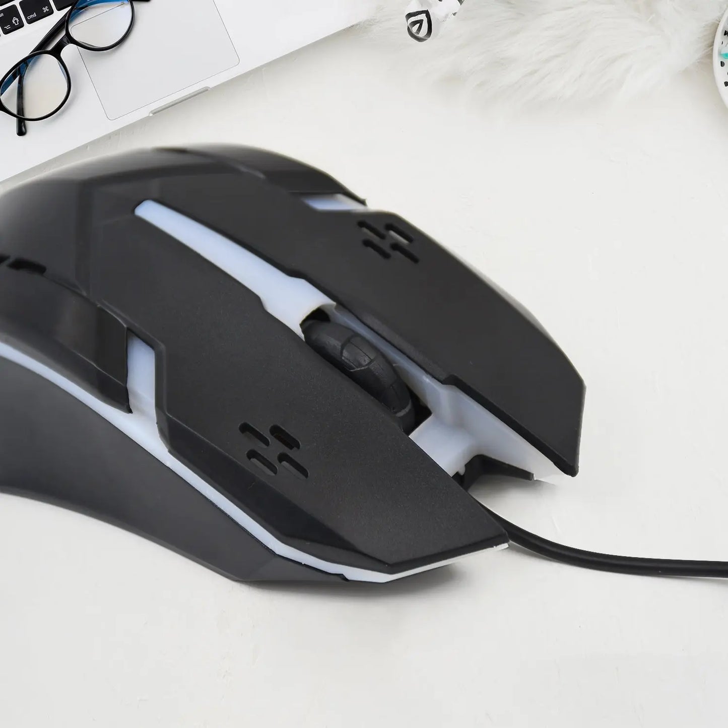 USB Wired Optical Mouse for Computer & Laptop – Ergonomic, High Precision – 1 Pc - Chestore