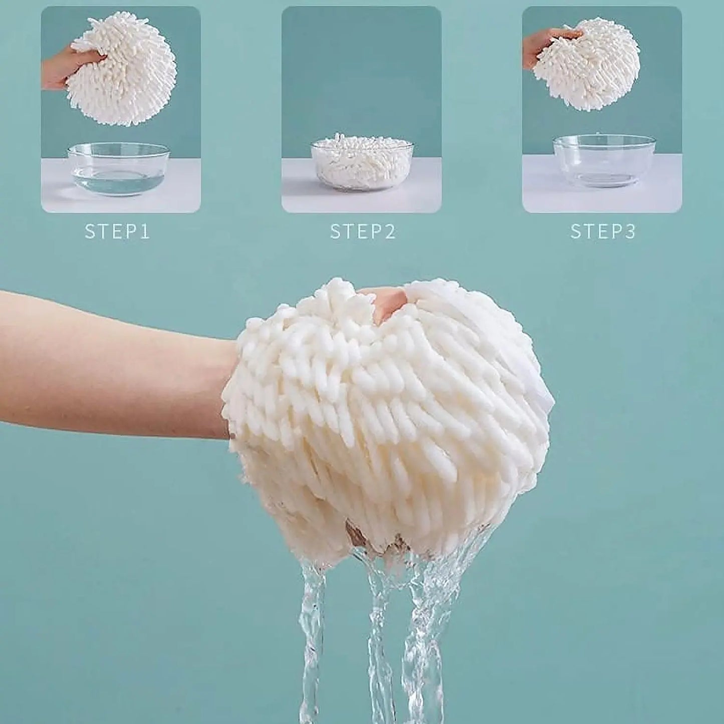 Ultra - Soft Microfiber Hand Towel – Absorbent, Plush & Quick - Drying - Chestore