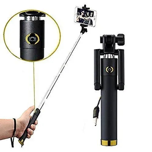 Selfie Stick Box with AUX Wire – Universal Smartphone Selfie Stick 📸🎧 - Chestore
