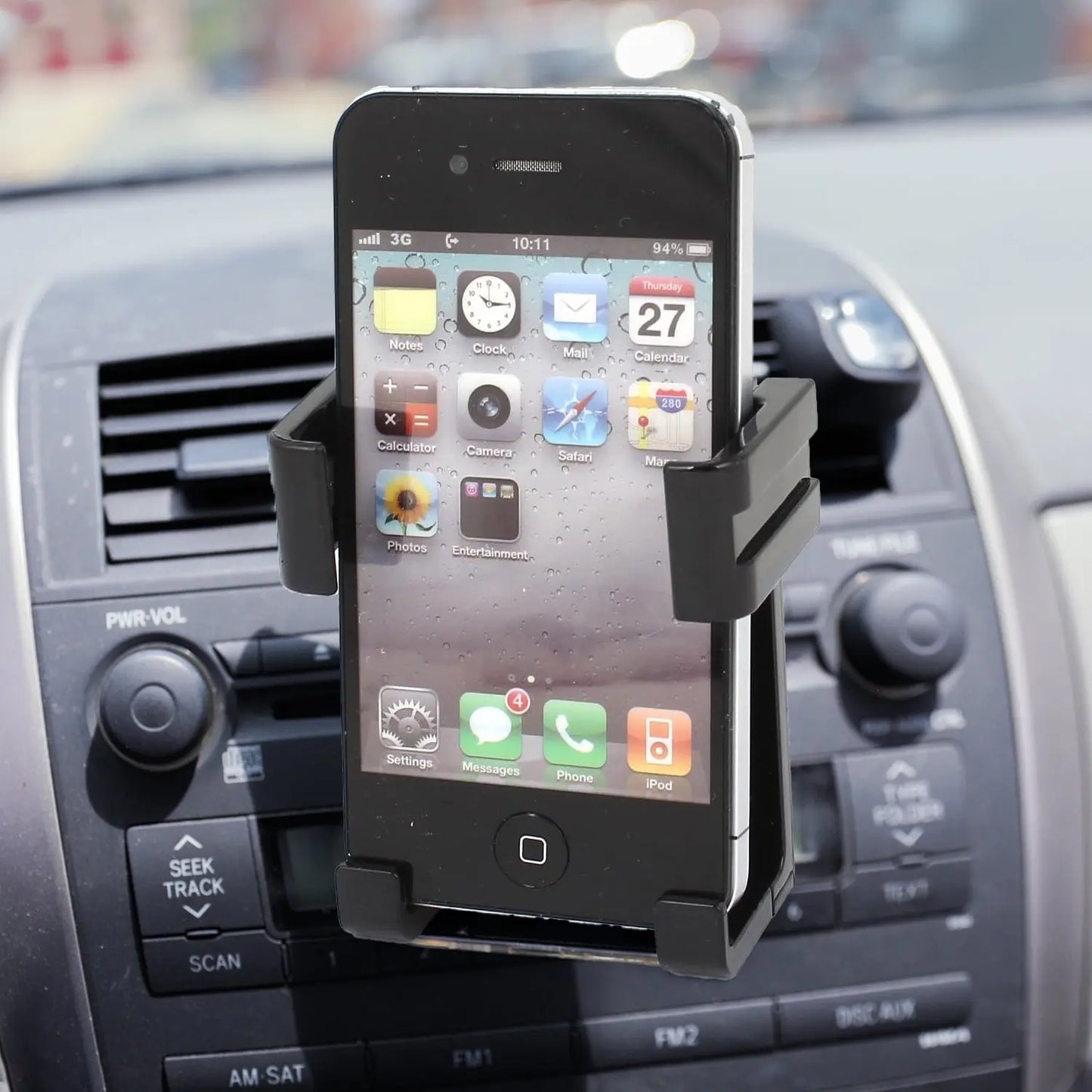 Smartphone Car Phone Holder for Air Vent – Universal GPS & Cellphone Stand for Car Dashboard (1 Pc) - Chestore