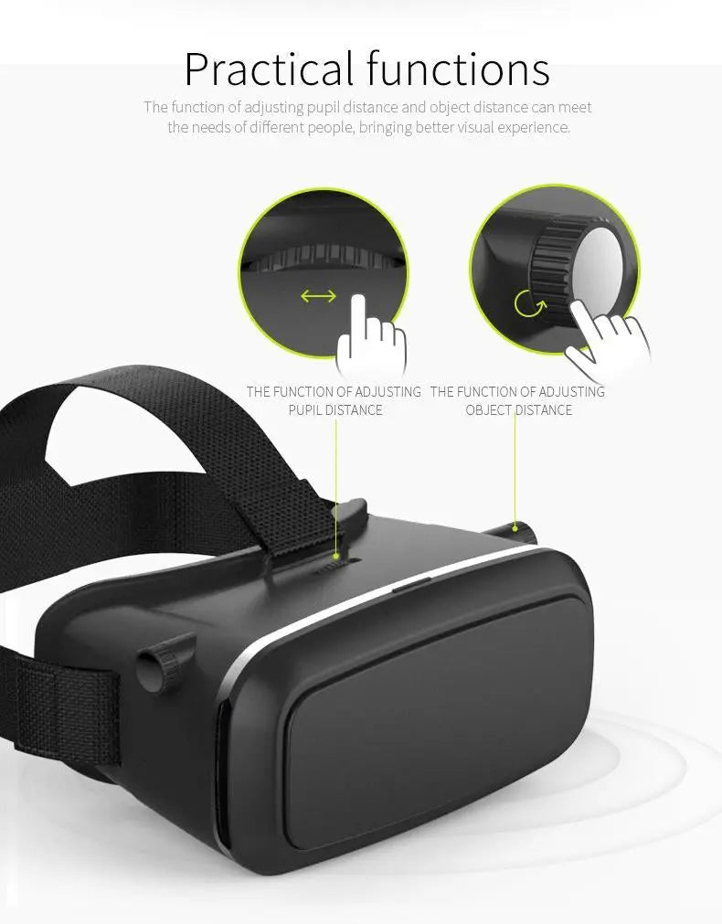 VR Pro Virtual Reality 3D Glasses Headset – Immersive Gaming & Entertainment Experience - Chestore