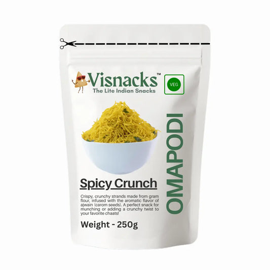 Visnacks Omapodi Namkeen – Crisp Snack (200 g) - Chestore