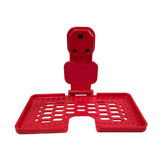 Multi - Purpose Wall Charging Stand – Mobile Holder for Socket Mount (Red) 🔌📱🔴 - Chestore