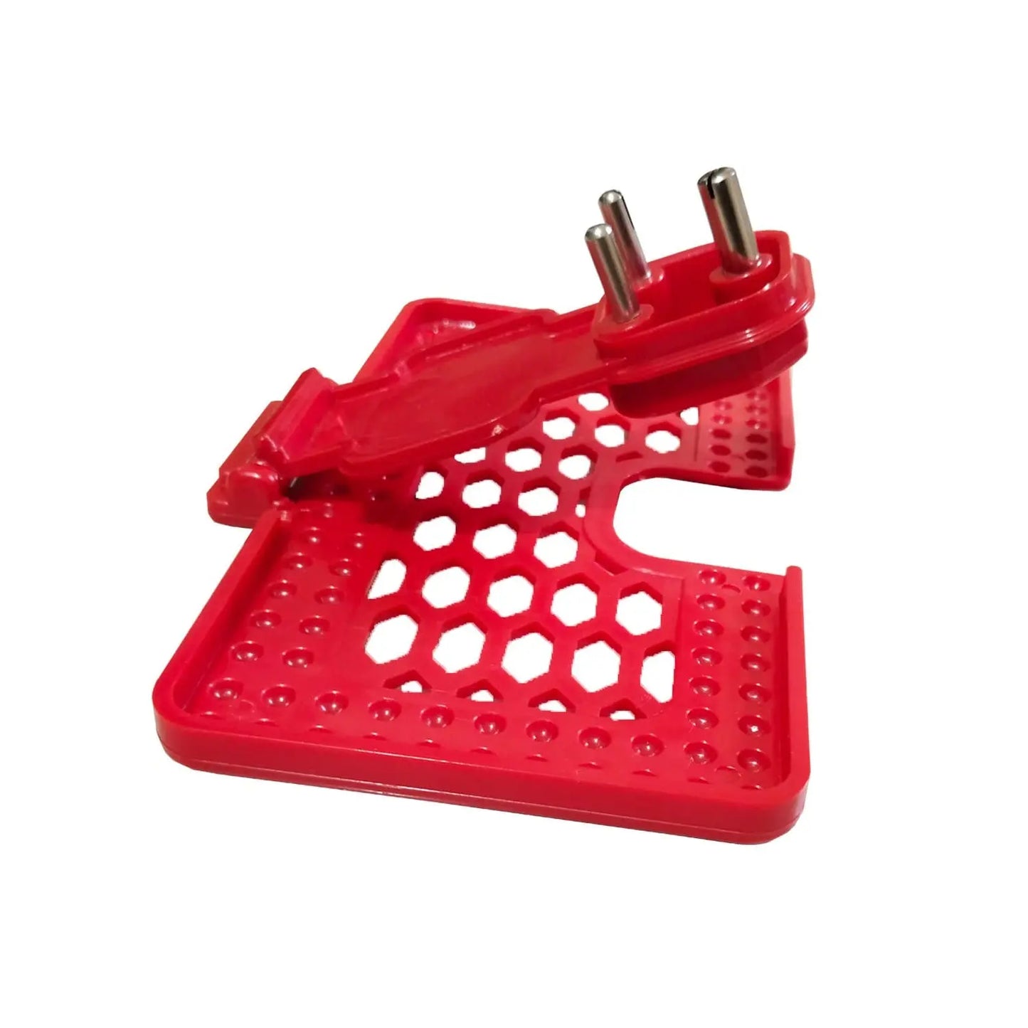 Multi - Purpose Wall Charging Stand – Mobile Holder for Socket Mount (Red) 🔌📱🔴 - Chestore