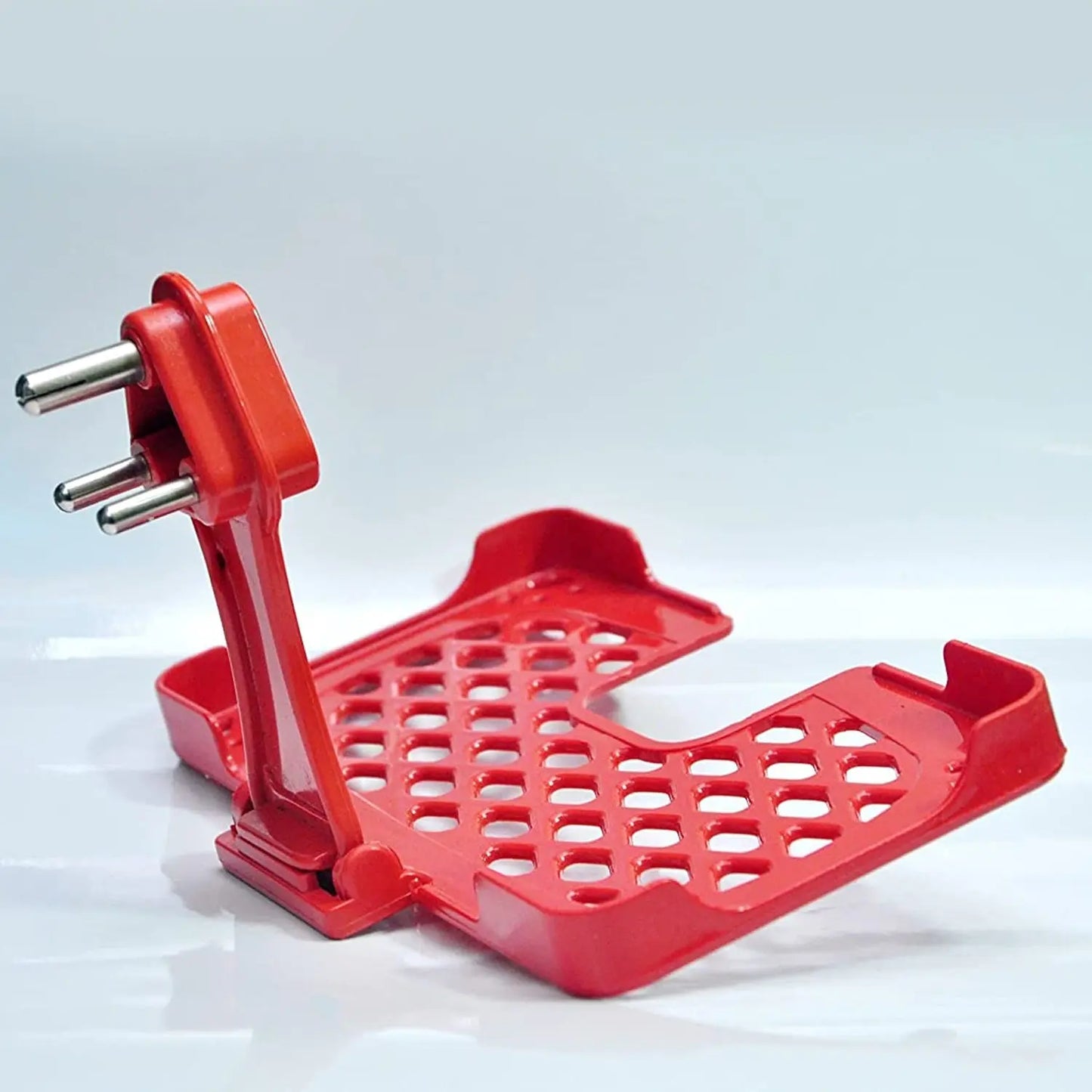 Multi - Purpose Wall Charging Stand – Mobile Holder for Socket Mount (Red) 🔌📱🔴 - Chestore