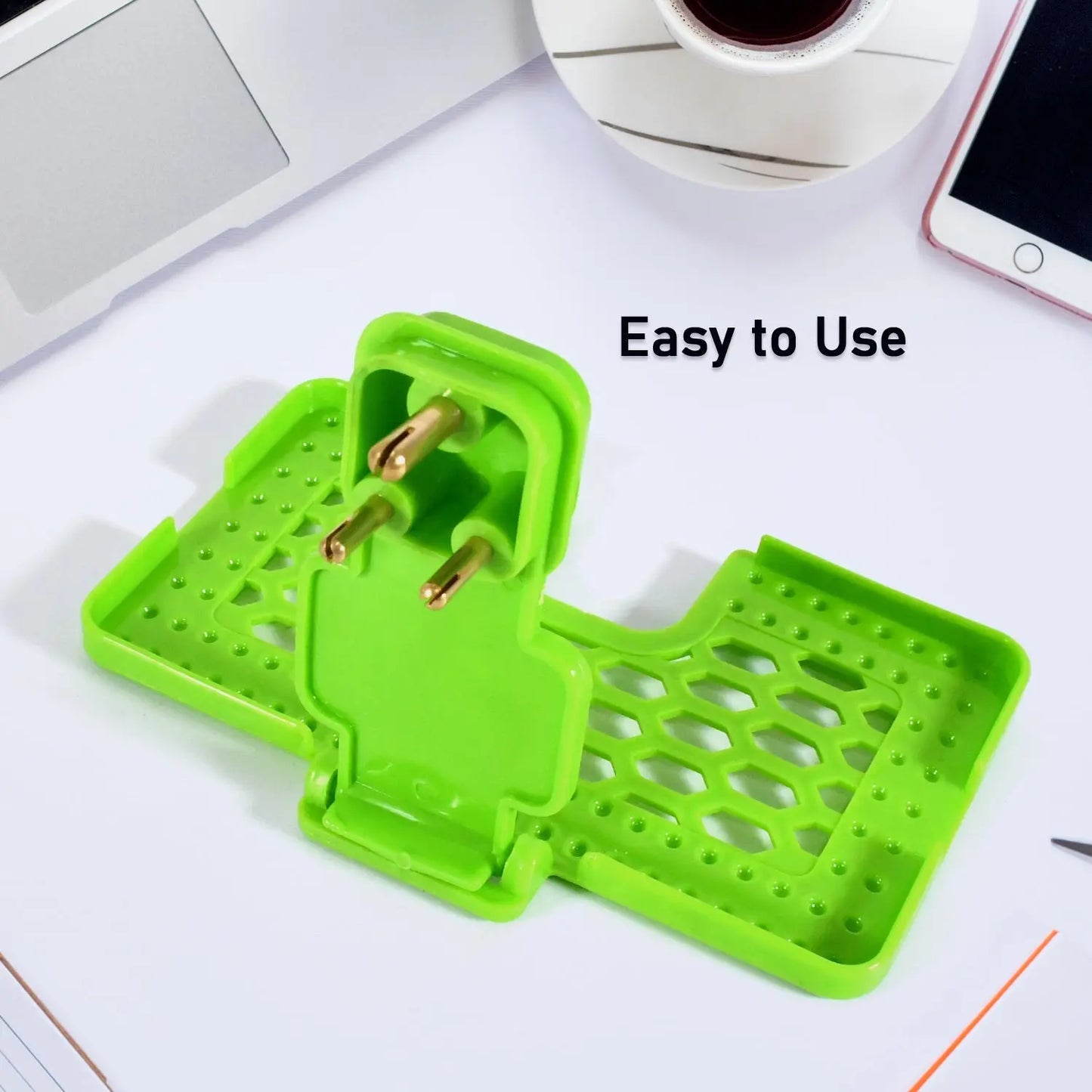 Multi - Purpose Wall Holder Stand for Charging Mobile – Fits in Socket, Mix Color (1 Pc) - Chestore